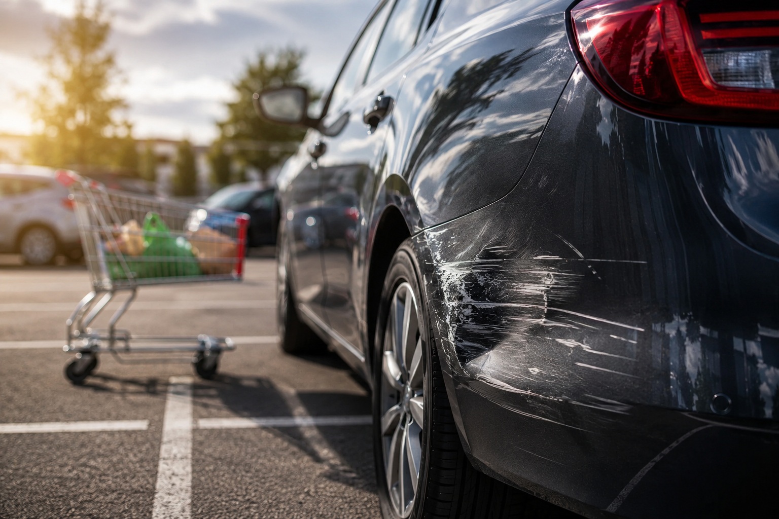 Fahrerflucht beim Auto